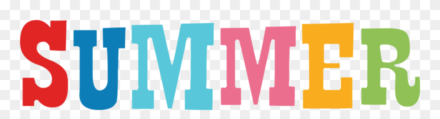Summer - Transparent Summer Word Clipart - Png Download