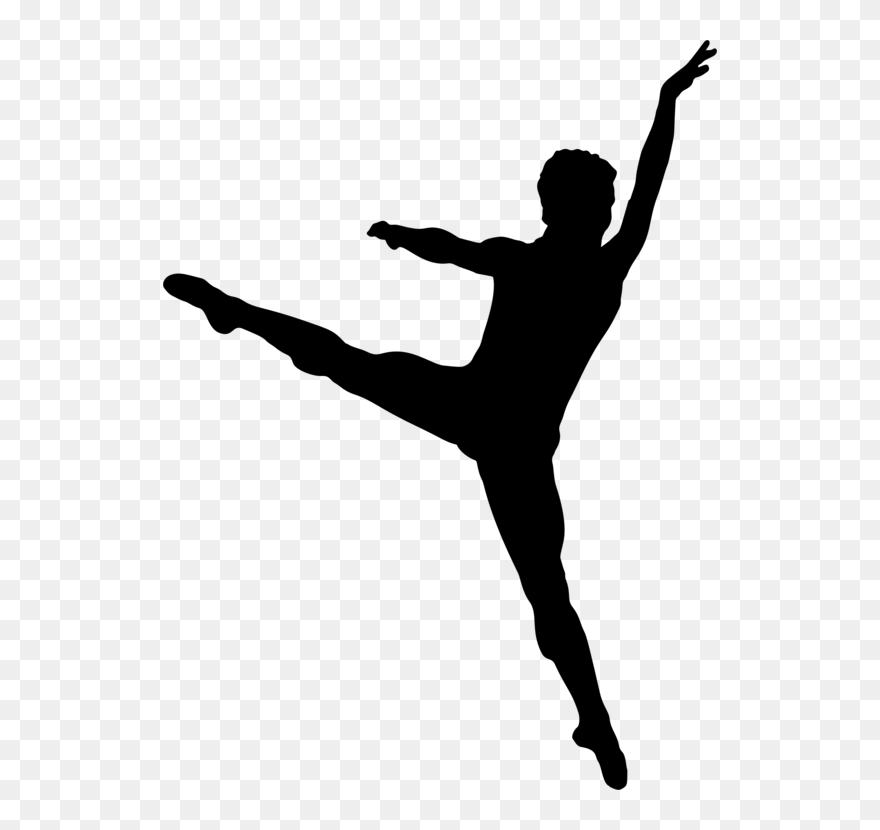 Standing,performing Arts,silhouette - Transparent Male Dancer Silhouette Clipart
