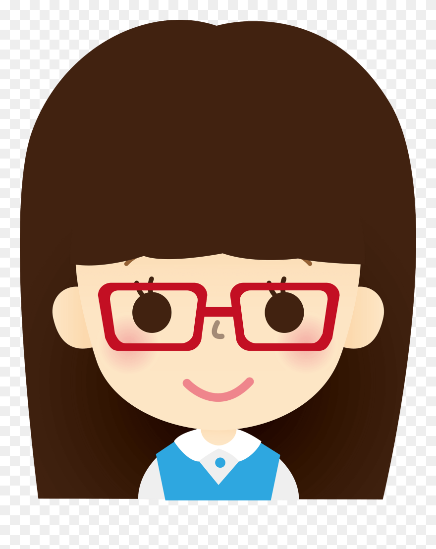メガネ 女子 イラスト 無料 Clipart