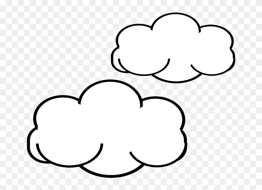 Heart,art,monochrome Photography - Menggambar Awan Clipart