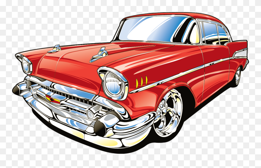 Sumptuous Design Ideas 57 Chevy Clipart Clip Art Cliparts - 57 Chevy Bel Air Drawing - Png Download