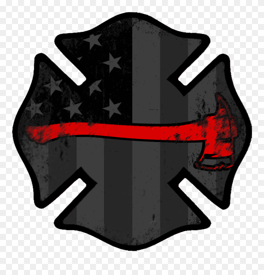 Flags Clipart Thin Red Line, Flags Thin Red Line Transparent - Maltese Cross With American Flag - Png Download