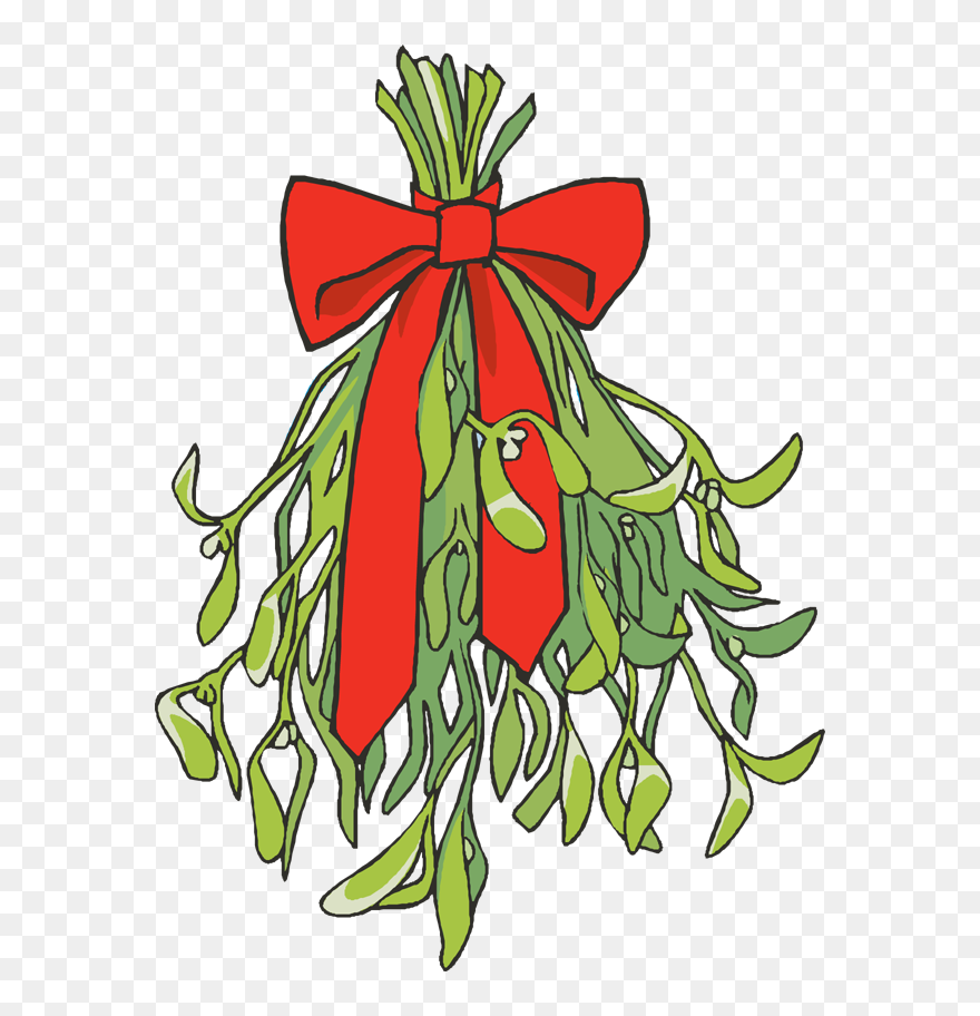 Free Mistletoe Clipart - Cute Christmas Gif Png Transparent Png