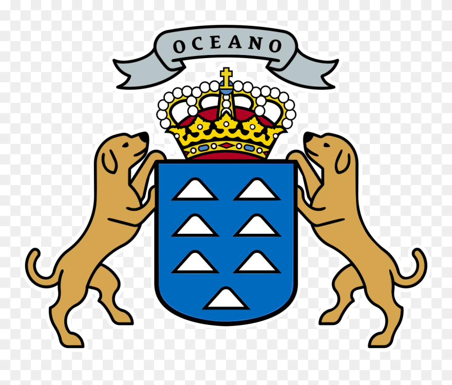 Escudo Bandera De Canarias Clipart