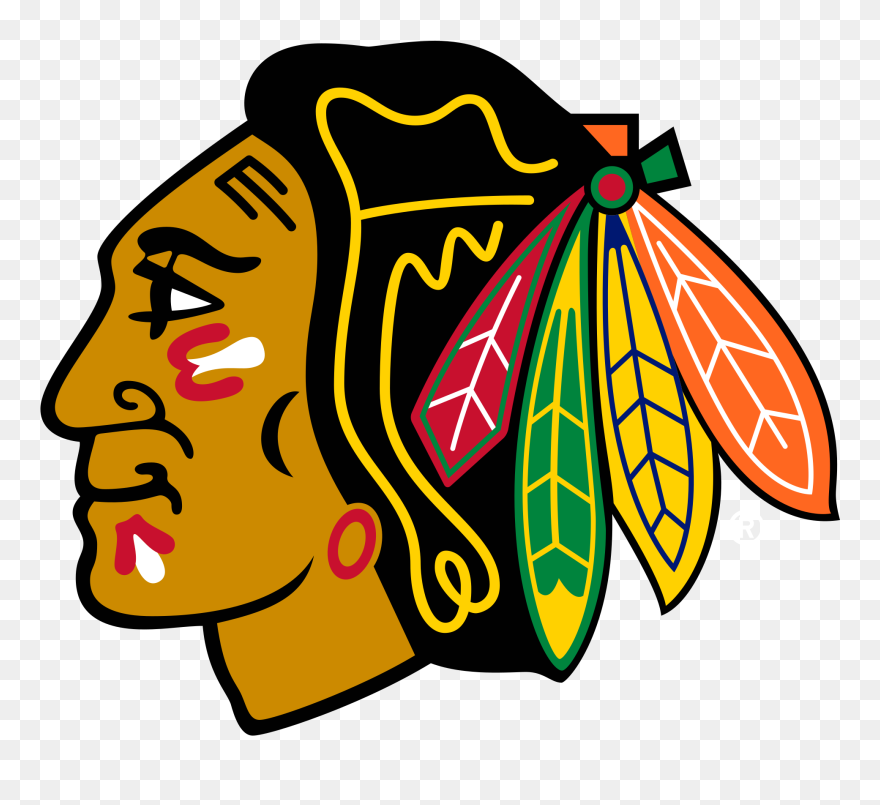 Chicago Blackhawks Logo Png Transparent - Chicago Blackhawks Lines Clipart