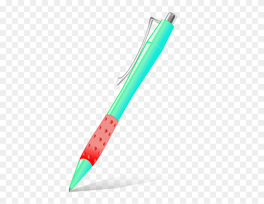 Original Png Clip Art File Pink And Blue Pen Svg Images - Cartoon Clipart Pen Transparent Png
