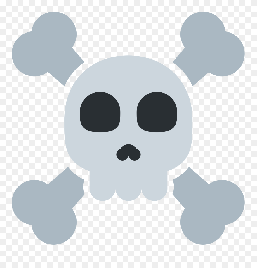 Skull And Crossbones Emoji Clipart