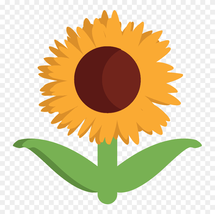 Sunflower Emoji Clipart - Lily's Png Logo Transparent Png