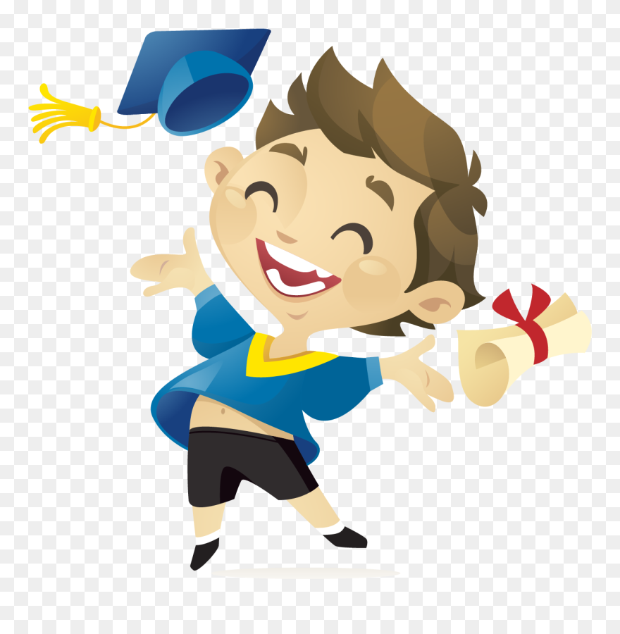 Transparent Diploma Clipart Png - Animation Graduation Animated Gif