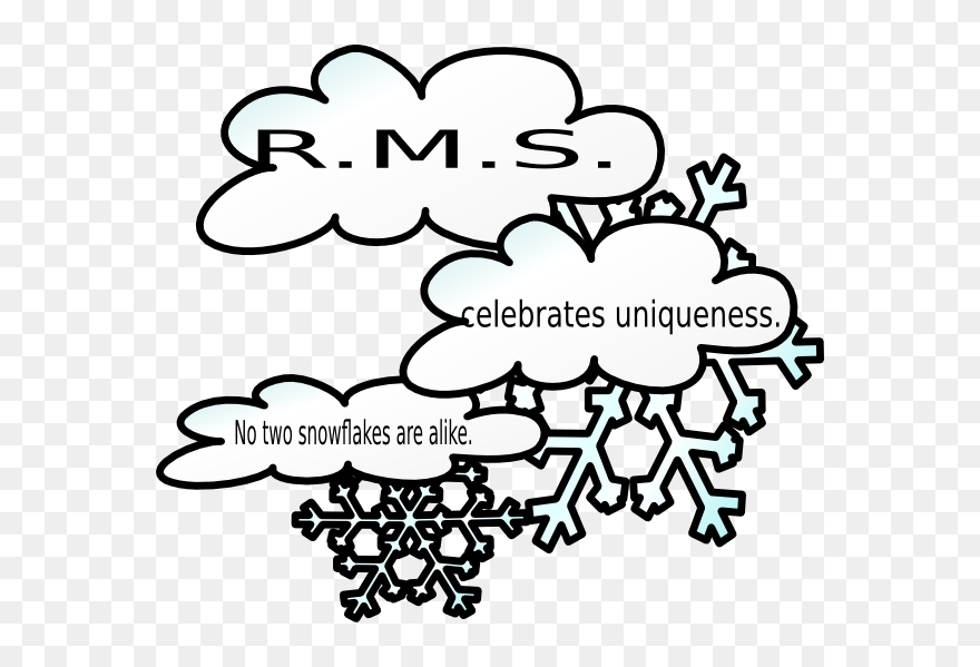 Snowing Black And White Clipart - Png Download