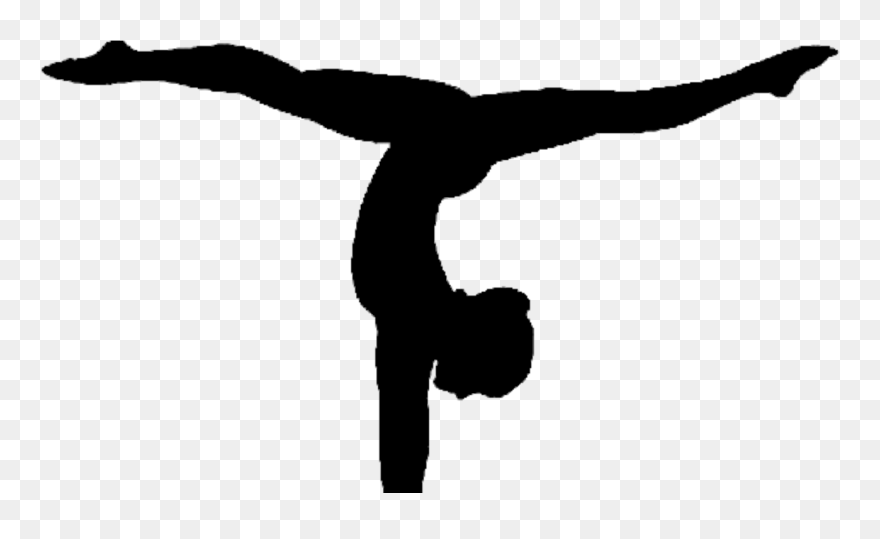 The Viewing Room - Gymnastics Clipart On Beam - Png Download