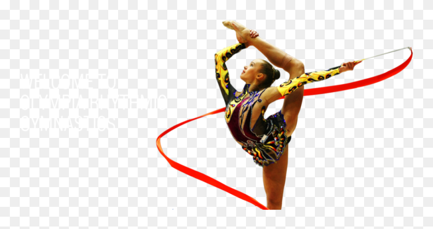 Gymnastics Png File Free Vector, Clipart, Psd - Ribbon Rhythmic Gymnastics Png Transparent Png