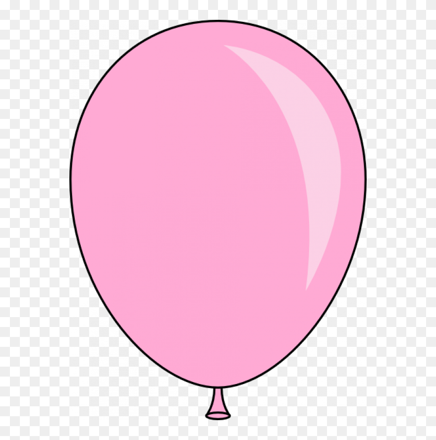 Pink Balloon Clipart - Png Download
