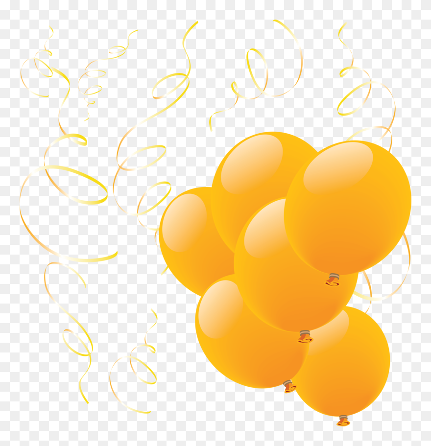 Purple Balloons Png Image Download Balloons - Balloons Png Yellow Clipart