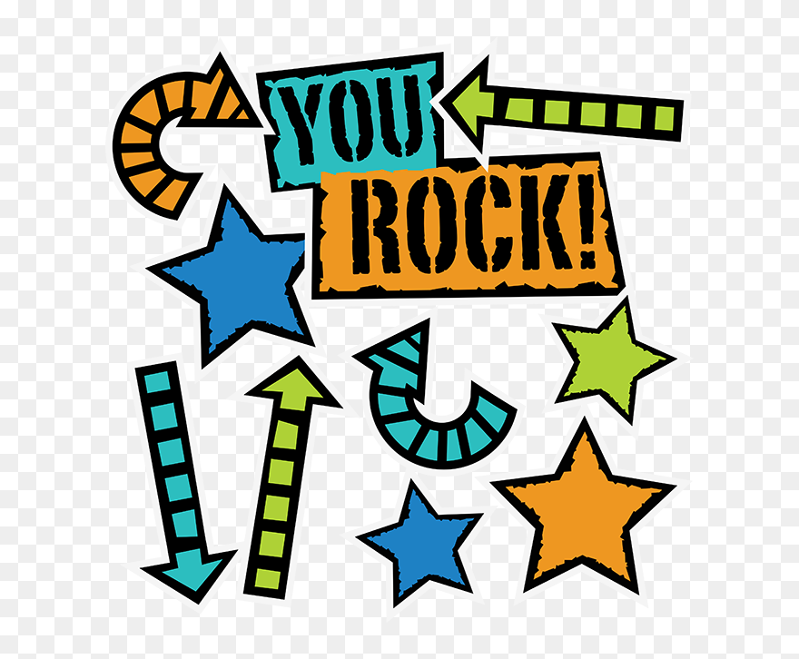 Clipart You Rock - Scrapbook For Boys Teen - Png Download