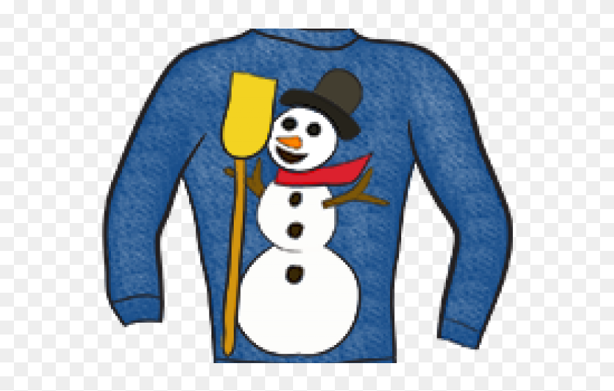 Ugly Sweater Clipart Snowman - Png Download
