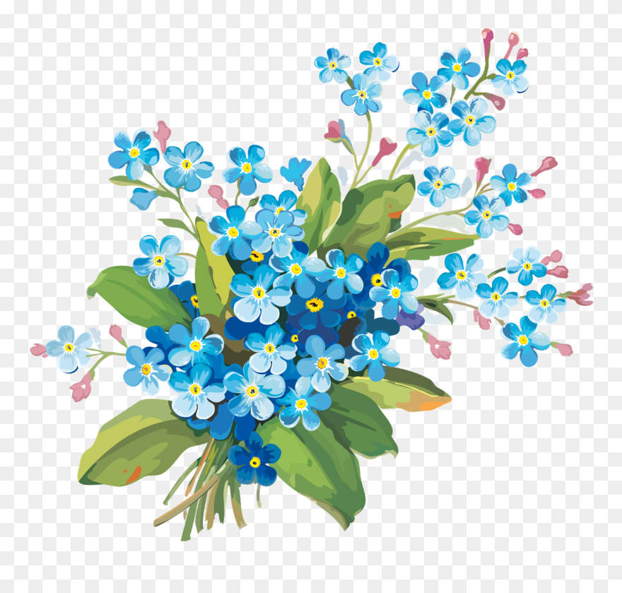 Flowers Flower Flores Ftestickers Stickers Autocollants - Renkli Çiçek Çizimleri Clipart