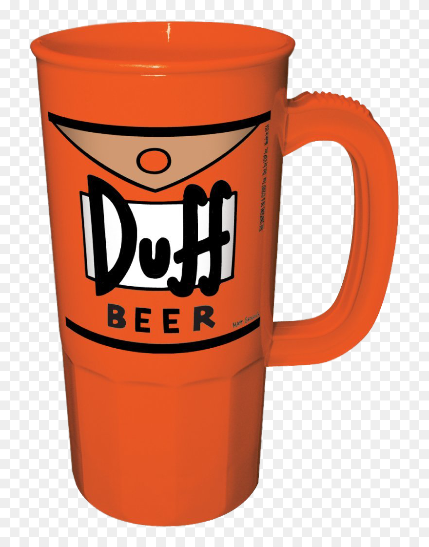 Duff Beer Plastic Stein - Coffee Cup Clipart