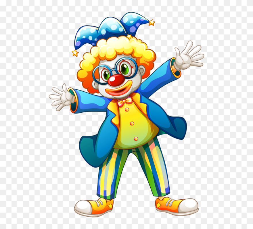 Transparent Circus Clown Png - Circus Joker On Rope Clipart