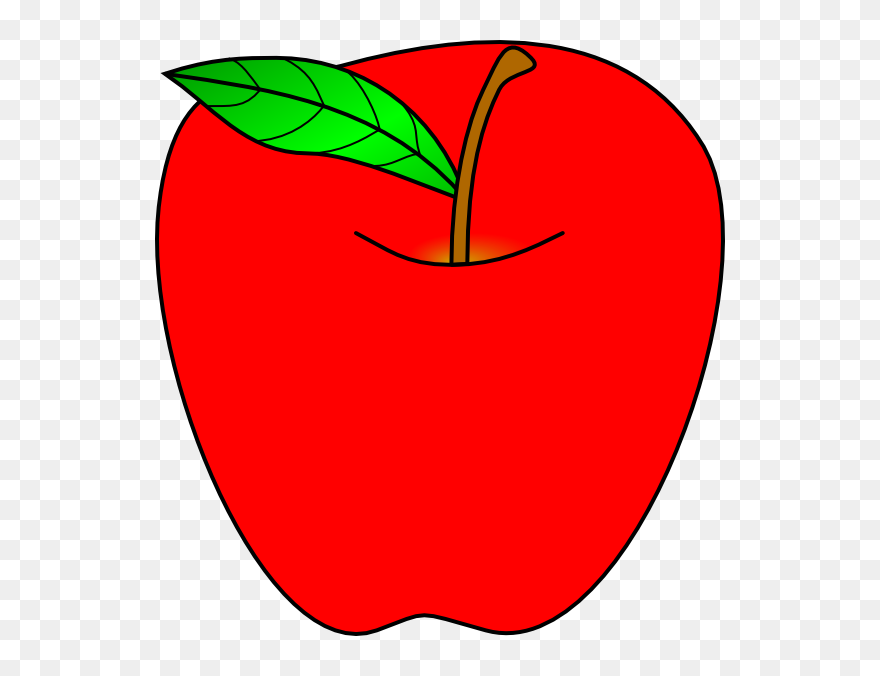 A For Apple Clipart Clip Royalty Free Library Apple - Red Clipart Apple - Png Download