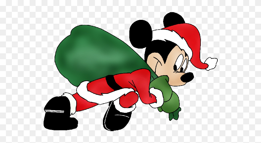Mickey Mouse Santa Claus Clipart