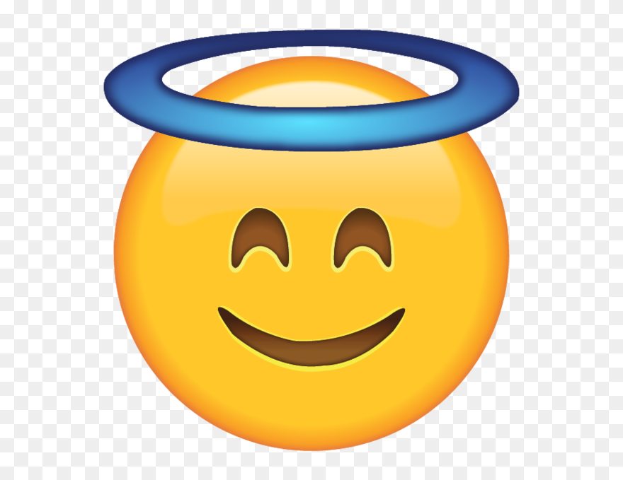 Smilling Face - Emoji Angel Clipart