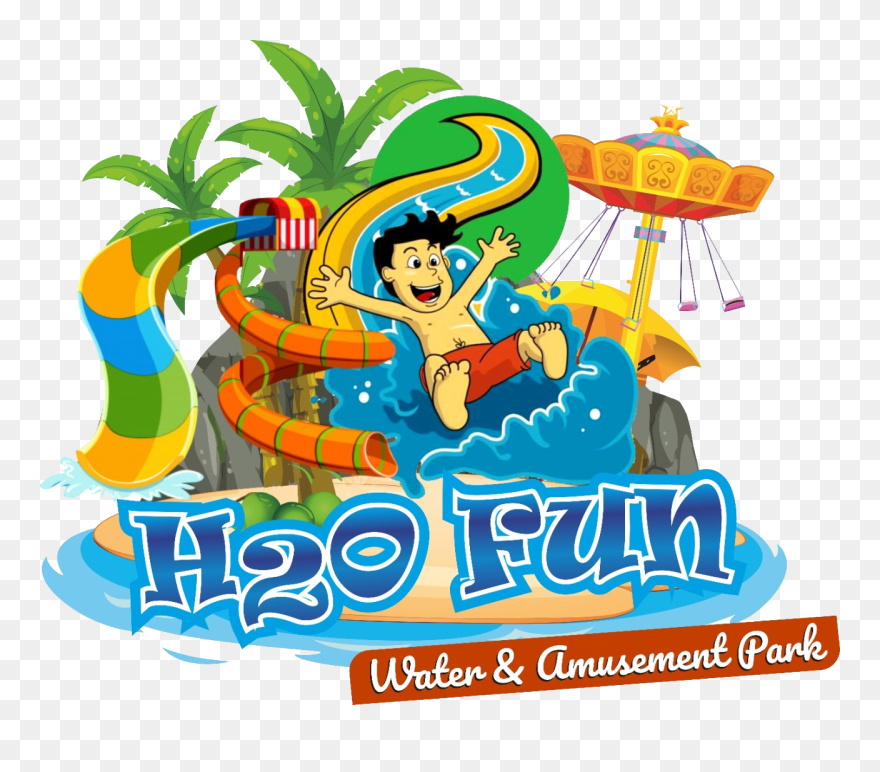H2o Fun Logo - Cartoon Clipart