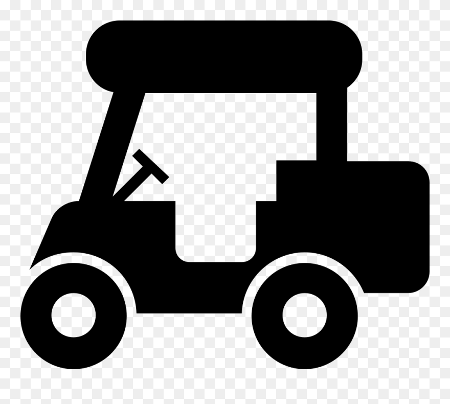 Golf Cart - Golf Cart Icon Png Clipart