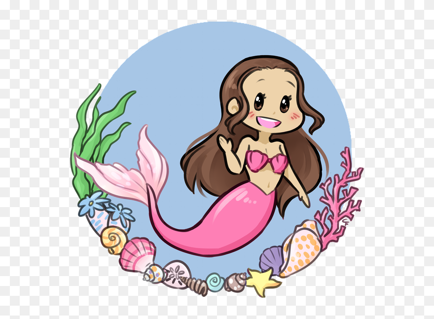 Mermaid - Cartoon Clipart