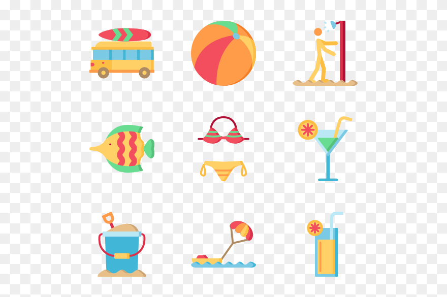 1 - Summer Icon Pack Png Clipart