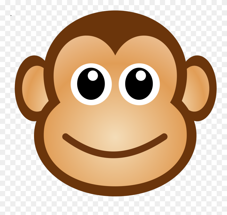 Monkey Face Clipart - Png Download