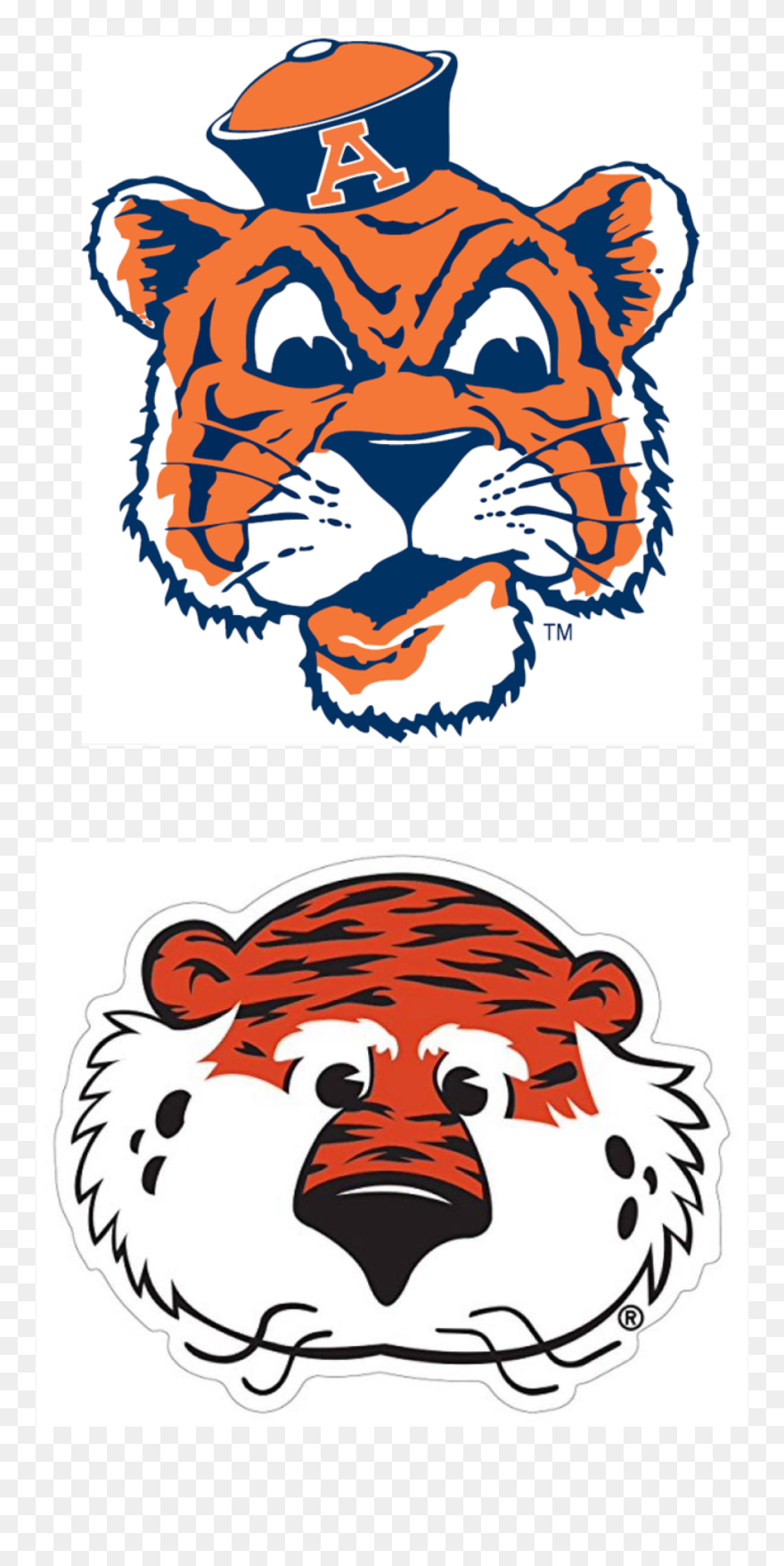 Auburn University Mascots Logo Clipart