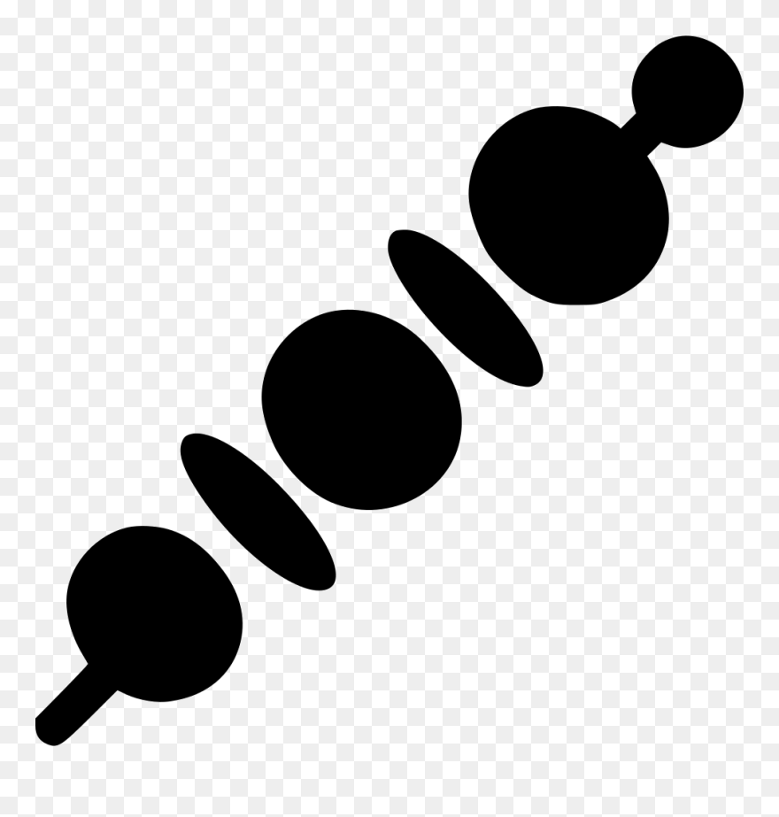 Transparent Bbq Clipart Black And White - Souvlaki Clipart - Png Download