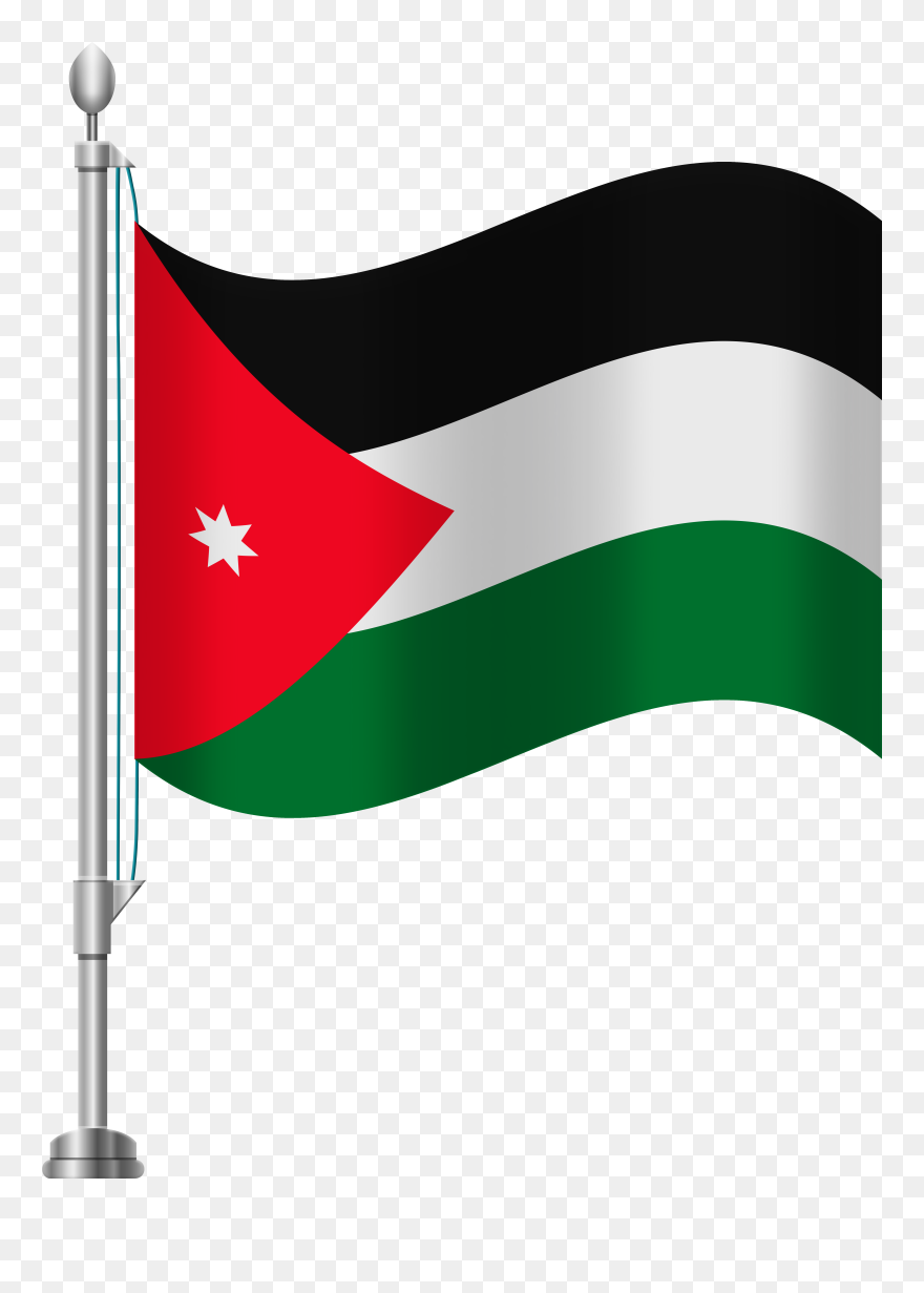 Jordan Flag Png Clip Art Transparent Png