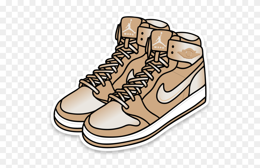 Jordan 1 Season Of Her Sticker - Transparent Jordan 1 Clipart - Png Download