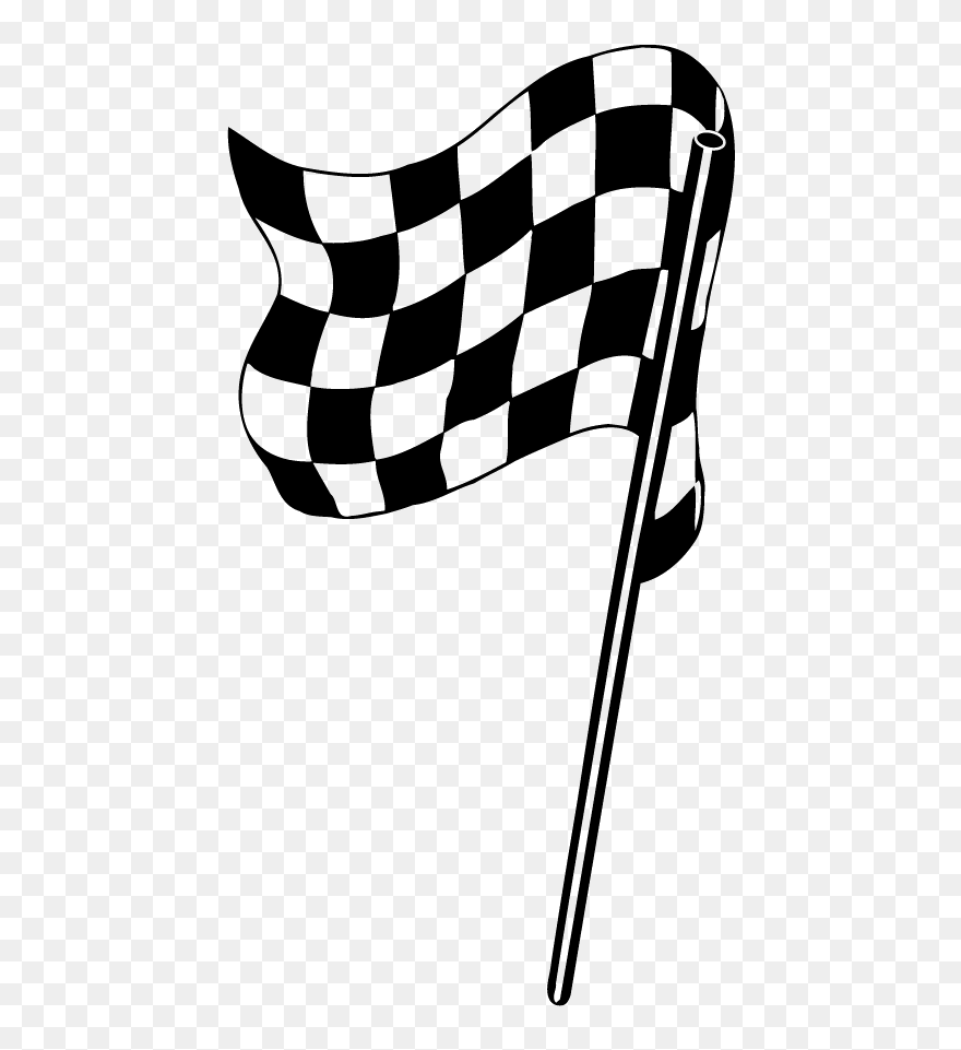 Racing Flag - Clipart Race Flag Png Transparent Png