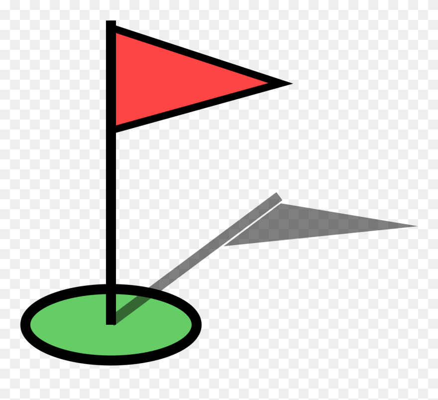 Golf Clipart Flagstick - Png Download
