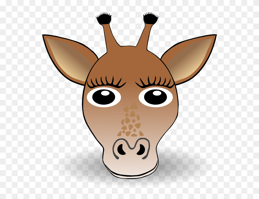 Animated Giraffe Face Clipart