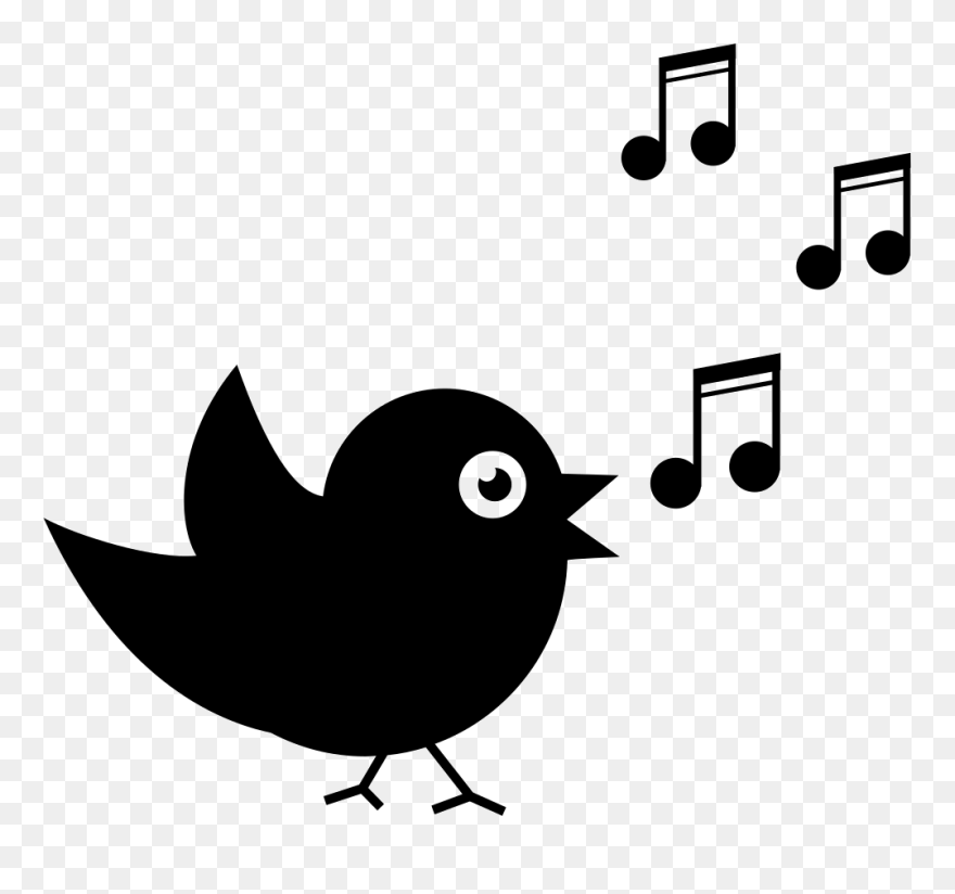 Clipart Music Bird - Png Download