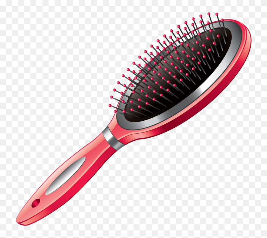 Clip Art Hair Brush - Png Download