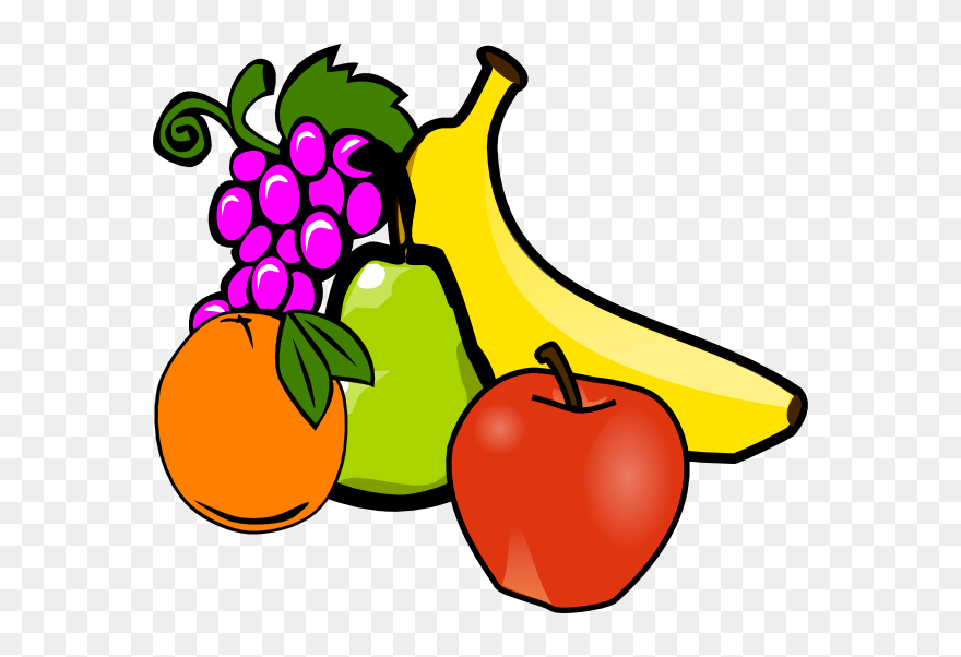 Fruit And Vegetables Clipart Fruit Clipart Png - Transparent Fruit And Vegetables Clipart