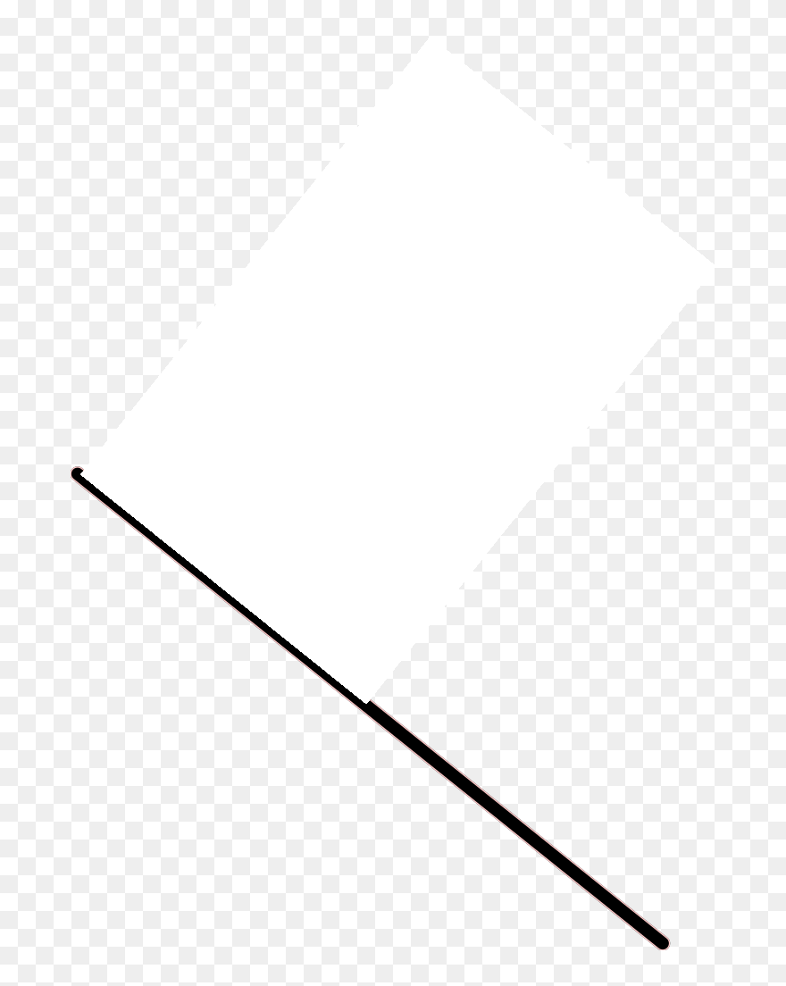 Waving White Flag Svg Clip Arts - Illustration - Png Download