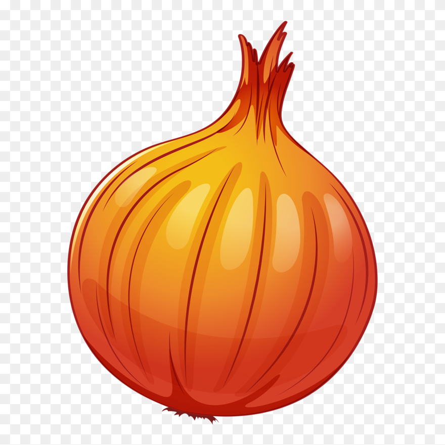 Vegetables Clipart Onion - Cartoon Clipart Onion - Png Download