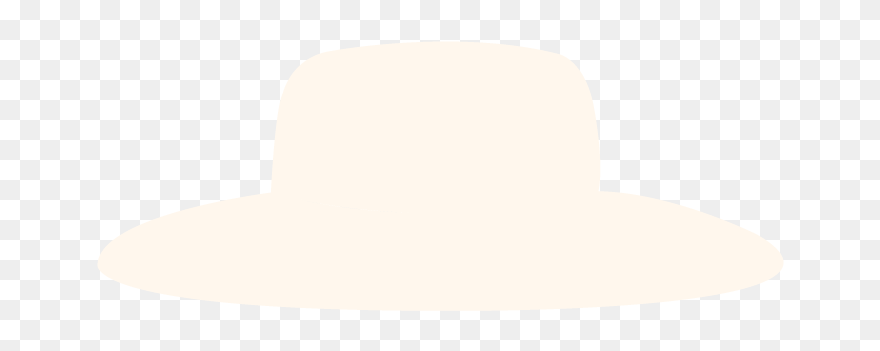 Cowboy Clipart Round Cap - Wide Brim Cricket Sun Hat - Png Download