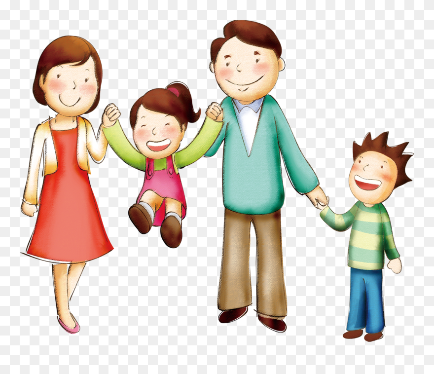 Family If Clip Art - Cartoon Family Png Transparent Png