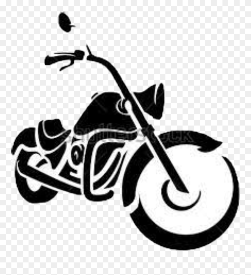 #motos - Motorcycle Silhouette Clipart