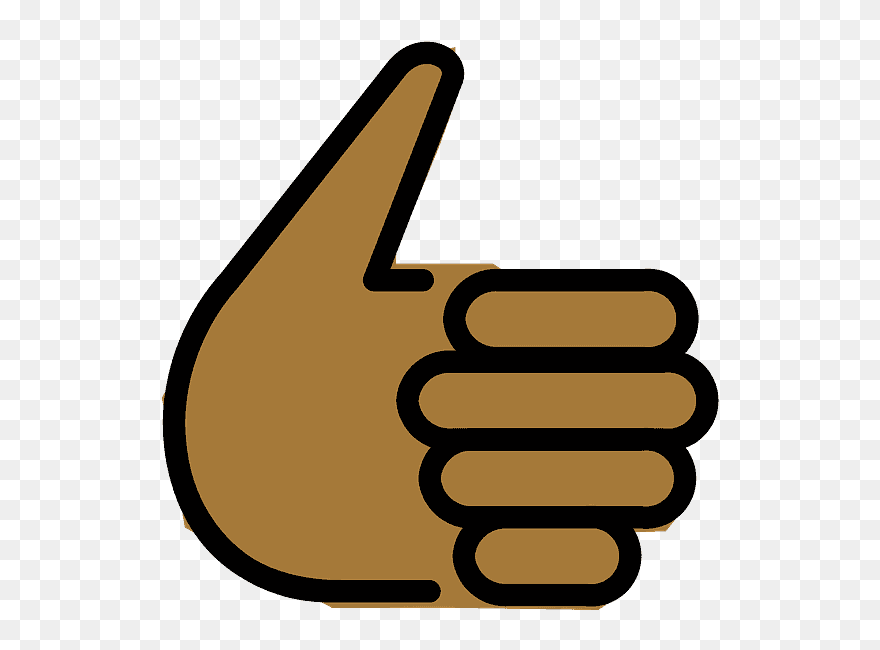 Thumbs Up Emoji Clipart - Thumb Signal - Png Download