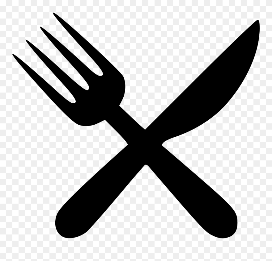 Fork Clipart Svg - Fork And Knife Vector Icon - Png Download
