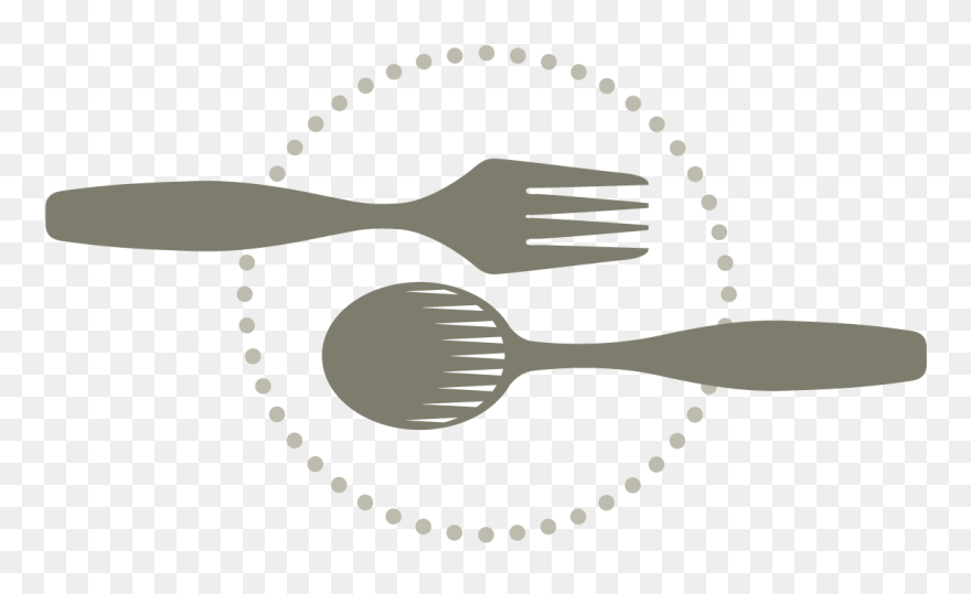 Fork And Knife Icon Png - Social Media Icon F Clipart