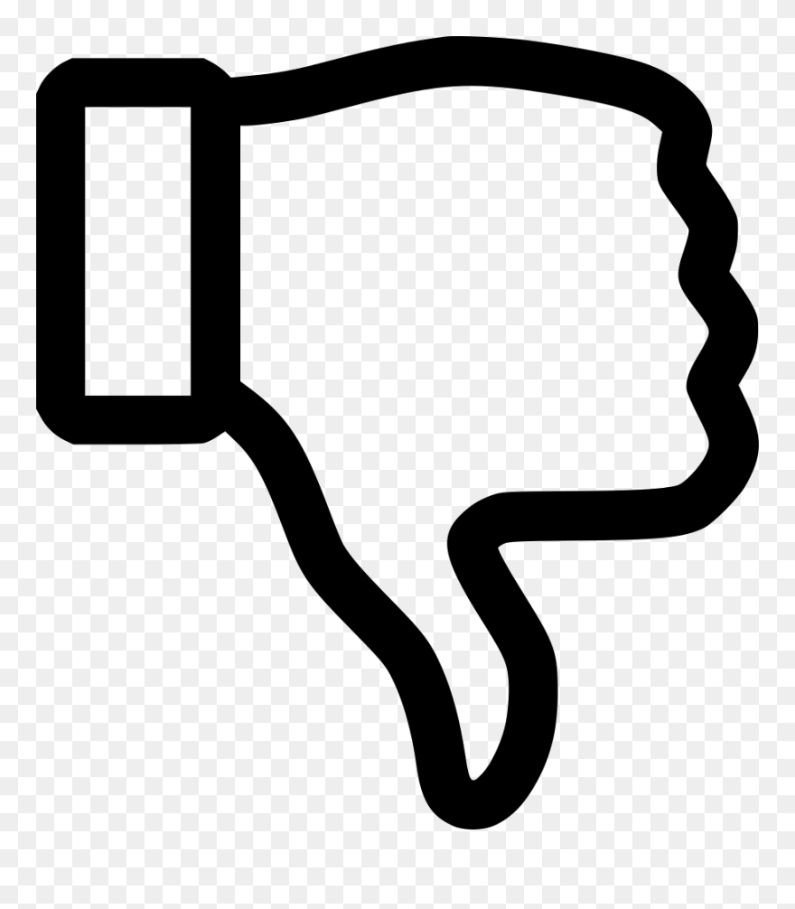 Thumbs Down Svg Png Icon Free Download - Transparent Thumbs Down Png Clipart